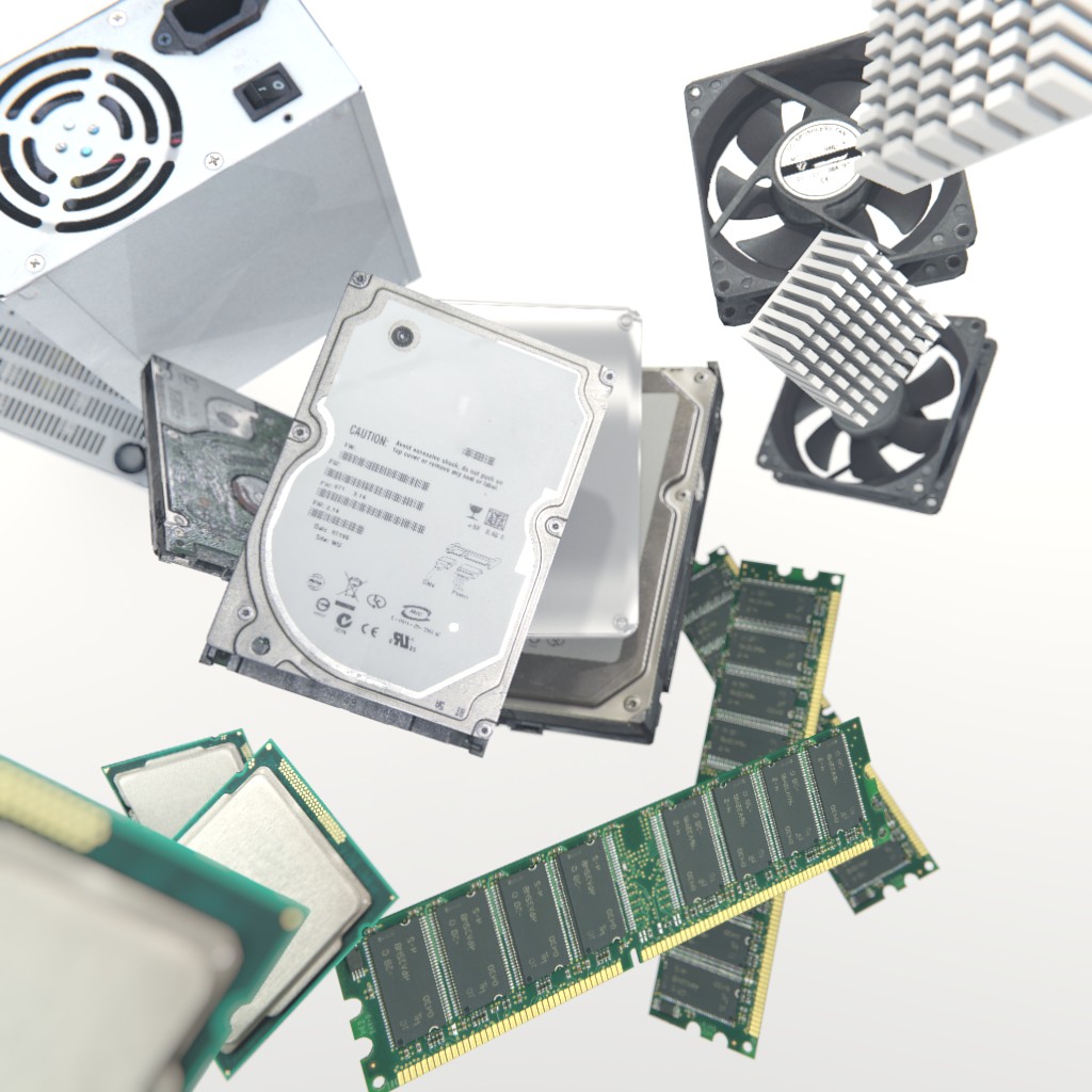 Set of Computer Components preview image 1